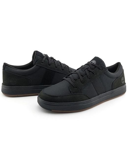 Timberland Black Davis Square Oxford Sneaker for men
