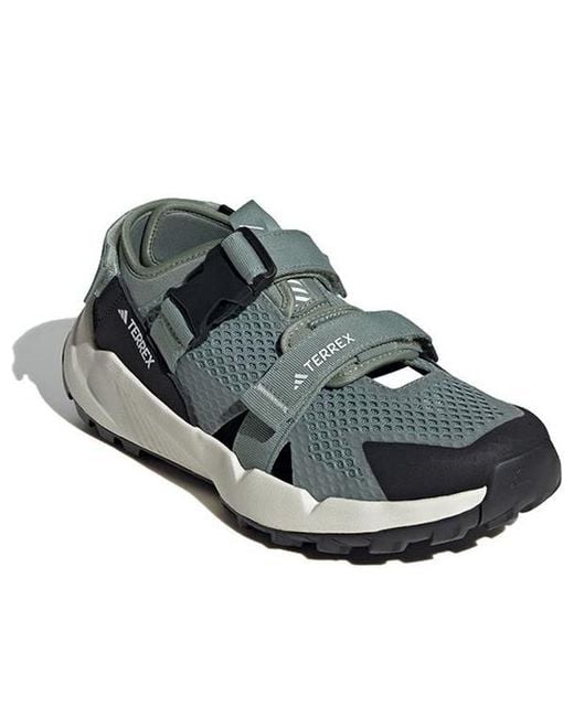 Adidas Black Terrex Hydroterra Core Crystal Jade' for men