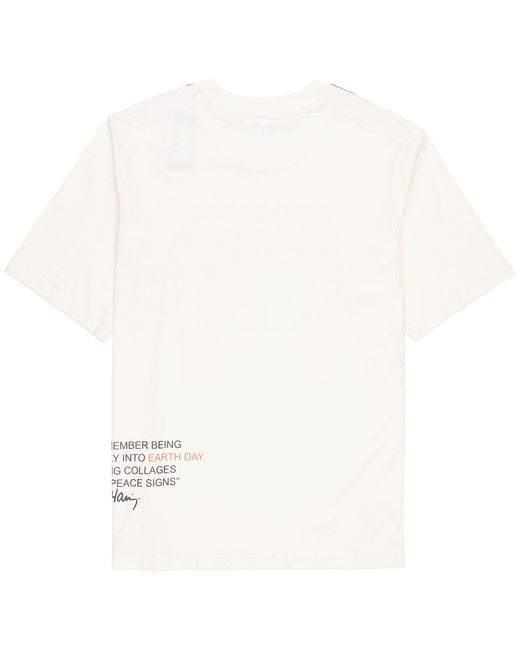 Adidas White Neo Tee for men