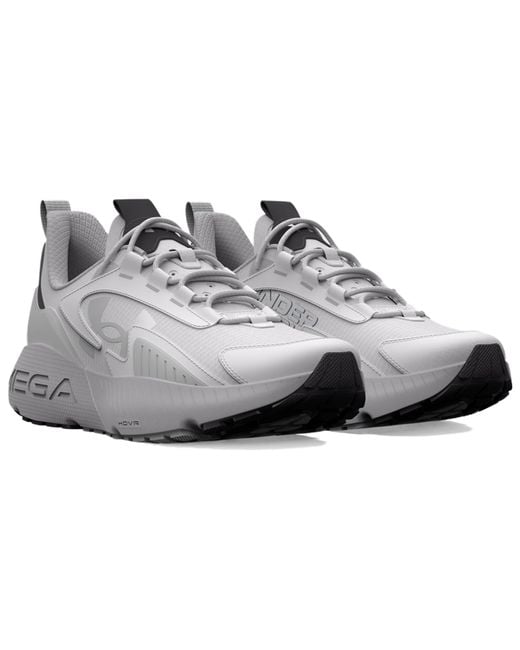 Under Armour Gray Hovr Mega 2 Mvmnt 'Halo Metallic' for men
