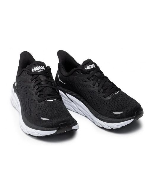 Hoka One One Black Clifton 8 Running Shoes