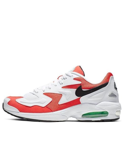 Nike Red Air Max 2 Light 'Habanero' for men
