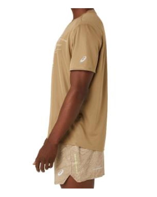 Asics Natural Fujitrail Running T-Shirt for men