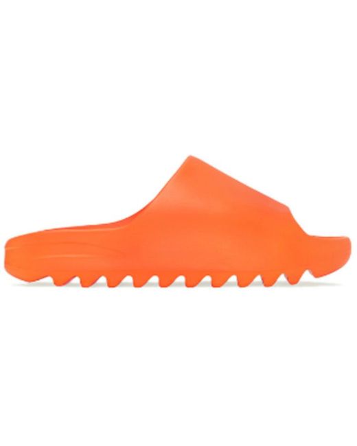 Adidas Orange Yeezy Slide 'Enflame' for men