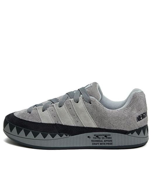 Adidas Gray Adimatic X Neighborhood for men