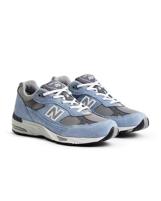 New Balance Blue (Wmns) 991V1 Made