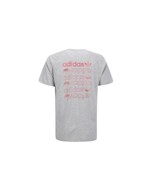 Adidas White Originals Zeno Tee Logo Short Sleeve T-Shirt for men