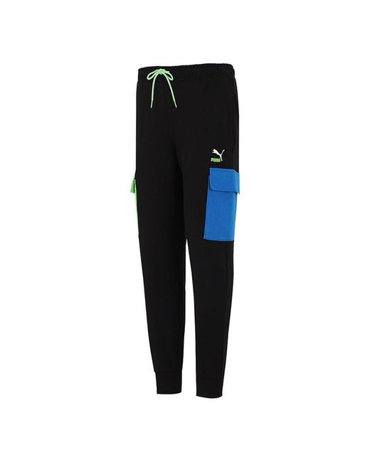 PUMA Black Clsx Training Cargo Pants for men
