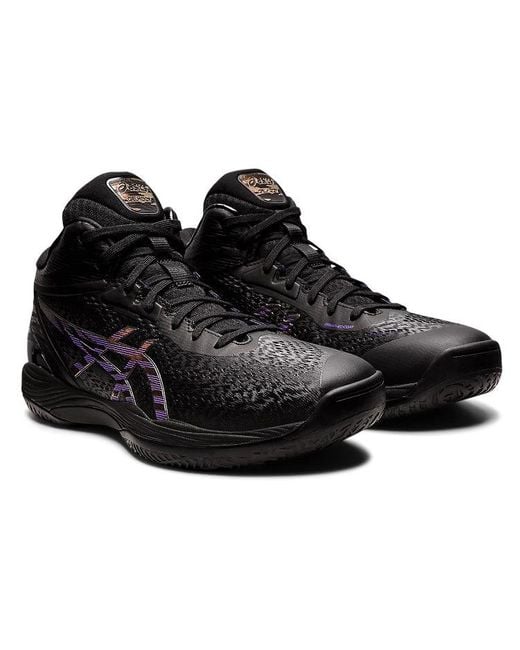 Asics Black Gelhoop V14 4E Wide Prism' for men