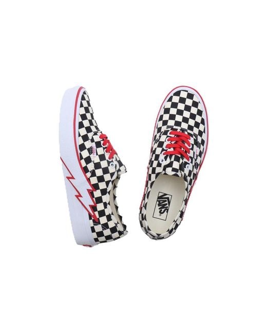 Vans White (Wmns) Authentic Bolt Checkerboard