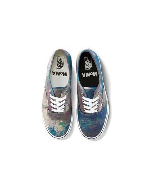 Vans Blue Moma X Authentic 'Claude Monets Water Lilies' for men