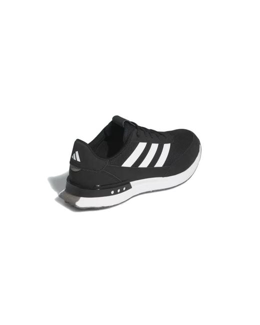 Adidas Black S2G Spikeless 24 Wide Golf Shoes for men