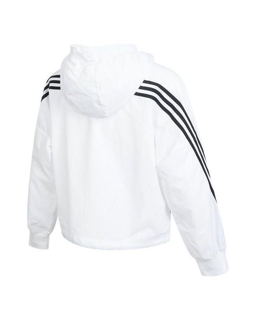 Adidas White (Wmns) Sportswear Future Icons Woven Windbreaker