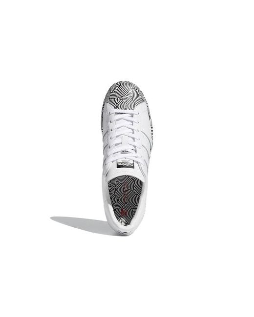 Adidas White Hirocoledge X Superstar 'Takahashi Hiroko for men
