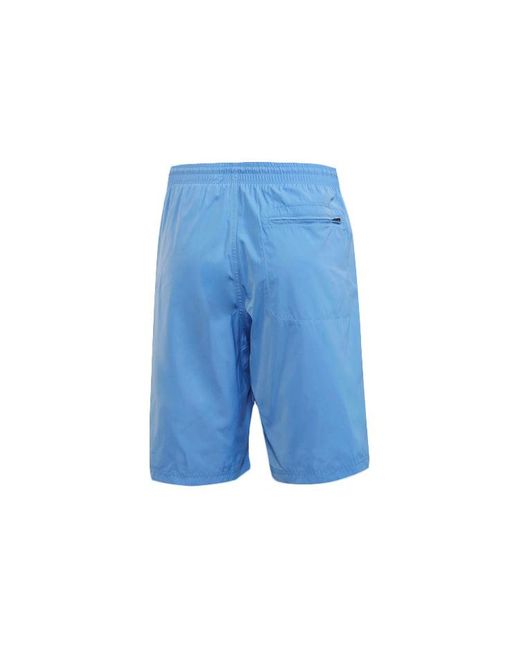 Adidas Blue Y-3 Large Logo Swim Shorts for men