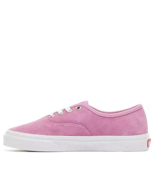 Vans Pink Authentic Suede for men