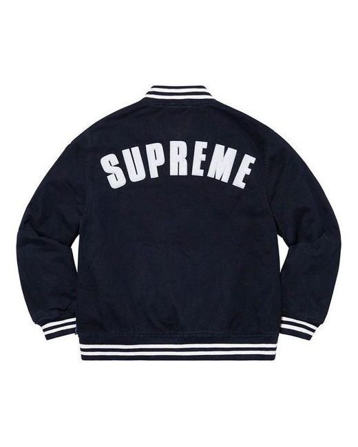 Supreme Blue X New Era X Mlb Varsity Jacket Multi-Color' for men