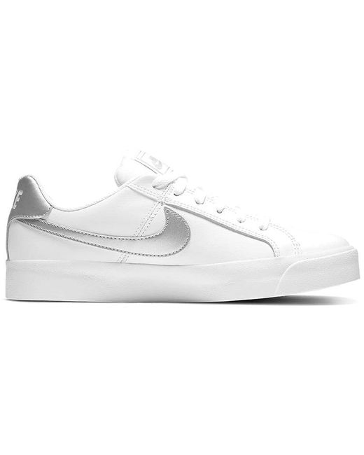 Nike Court Royale Ac 'white Metallic Silver' | Lyst