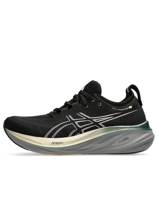 Asics Black Gel-Nimbus 26 Platinum Champagne' for men