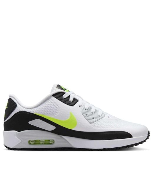 Nike White Air Max 90 Golf Hot Lime' for men