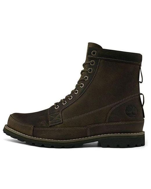 Timberland Black Earthkeepers 6 Inch Wide Fit Boot for men