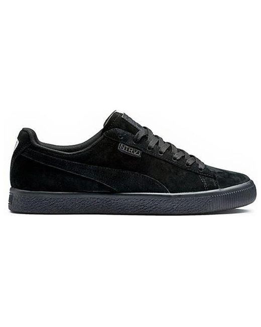 PUMA Black Staple Design X Clyde 'Glacier' for men