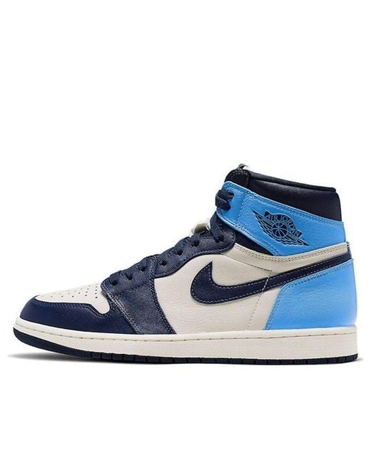 Nike Blue 1 Retro High Og 'Obsidian' for men