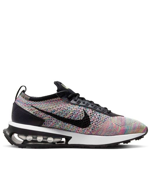 Nike Black Air Max Flyknit Racer Dm9073-300 Multicolor Running Shoes Nr5942
