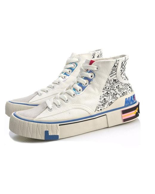 Li-ning Blue (Wmns) Superwave Canvas Hi
