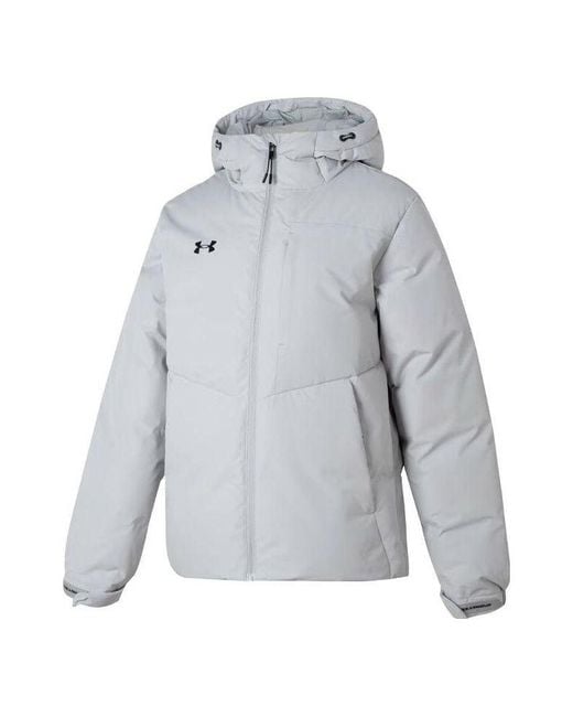 Under Armour Gray Winter Down Jacket for men