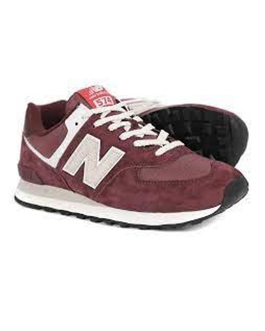 New Balance Purple 574 Shoes for men