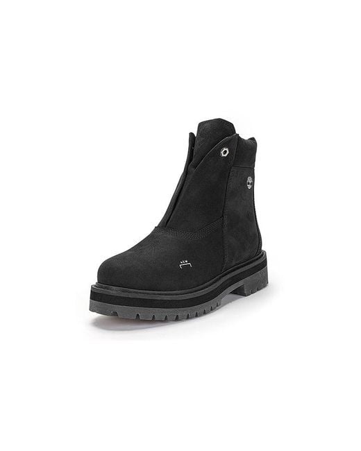Timberland Black (Wmns) X A Cold Wall 6 Inch Premium Side Zip Boot 'Jet Nubuck'