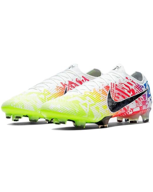 Nike Pink Neymar Jr. X Mercurial Vapor 13 Elite Fg 'Jogo Prismatico' for men
