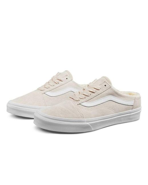 Vans White Old Skool Mule for men