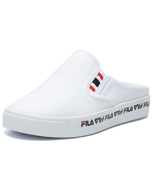Fila White (Wmns) Slip-On Mule