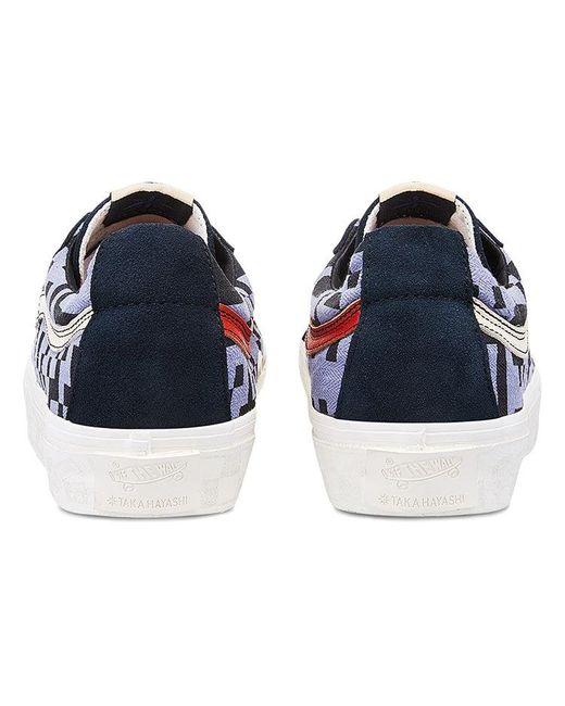 Vans Blue Taka Hayashi X Sk8-Low Reissue Lx 'Total Eclipse' for men