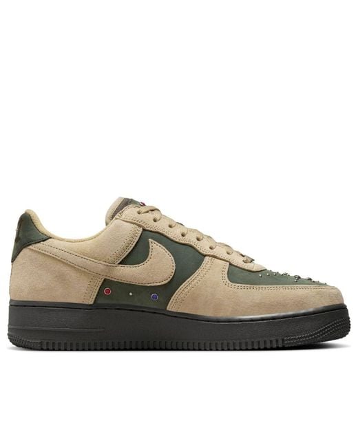 Nike Brown Air Force 1 Low 'Dark Army Neutral Gems' for men