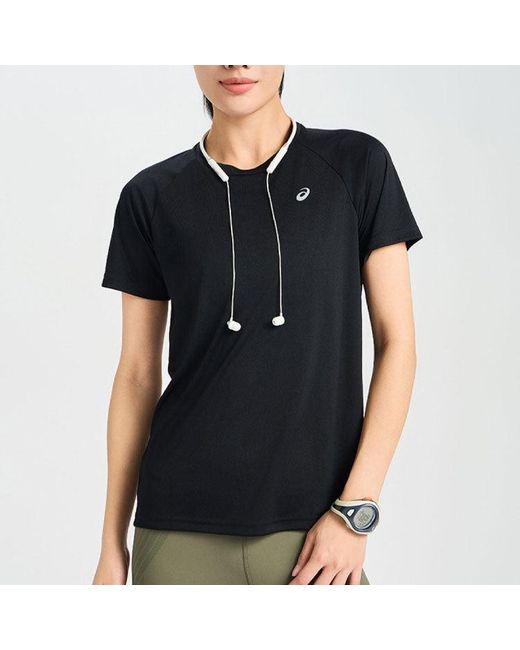 Asics Black (Wmns) Inner Muscle Short Sleeve Top 2012D024-001