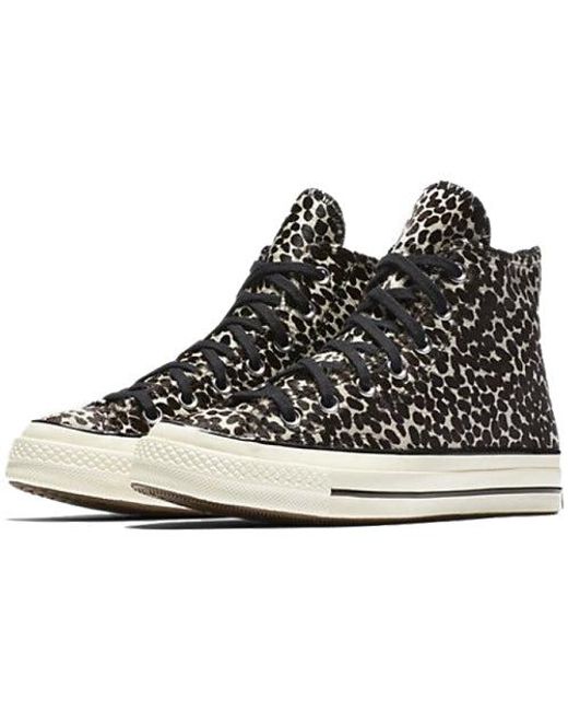 Converse Black Chuck Taylor All Star 70 Hi 'Leopard Print' for men