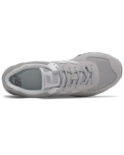 New Balance White 574 'Rain Cloud' for men