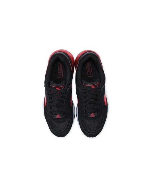 PUMA Red R698 Block Low Top Running Shoes for men