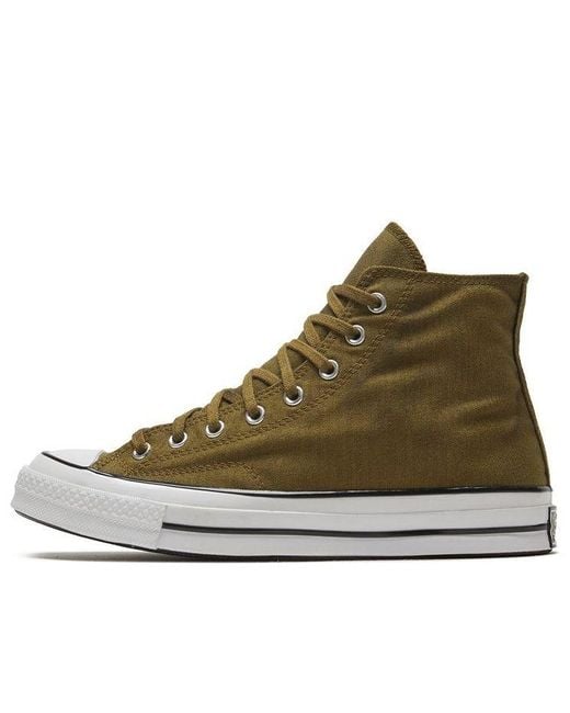 Converse Brown Chuck 70 High 'Distressed Dark Moss' for men