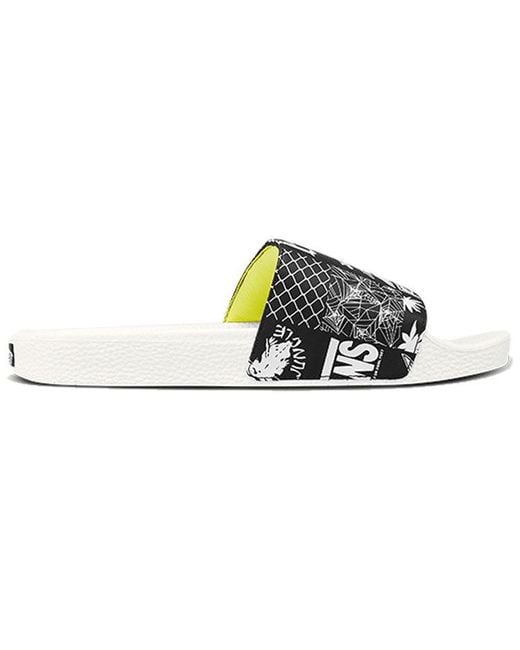 Vans White Slide-On Slippers for men