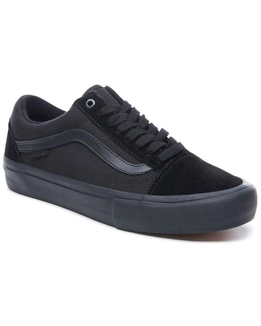 Vans Blue Old Skool Pro 'Blackout' for men