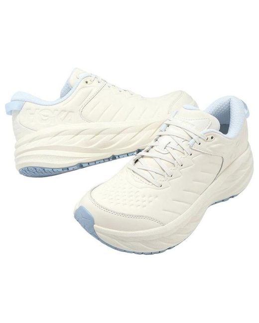 Hoka One One White Bondi Sr 'Alabaster Overcast' for men