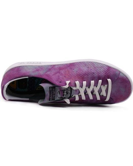 Adidas Purple X Pharrell Stan Smith Hu Holi 'Chalk Coral' for men
