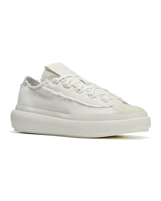 Adidas White Y-3 Nizza Low 'Worn-In for men