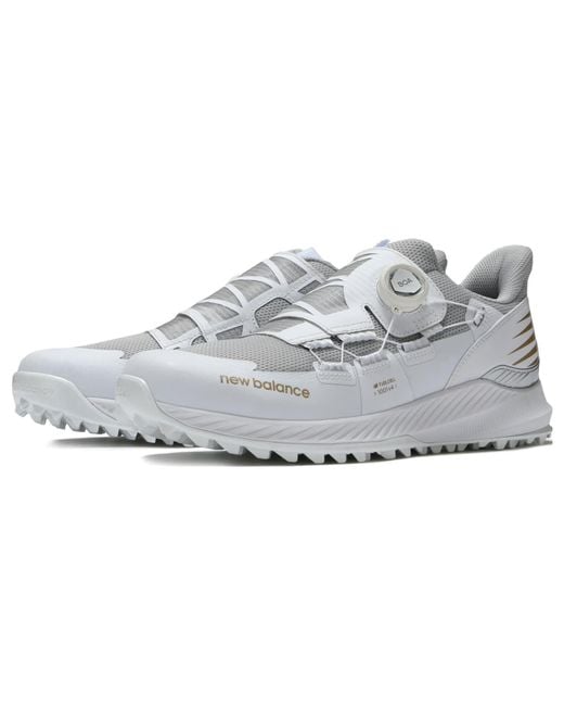 New Balance Gray Fuelcell 1001 Golf Shoes for men