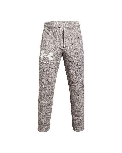 Under Armour Gray Rival Terry Logo Fleece Sweatpants for men