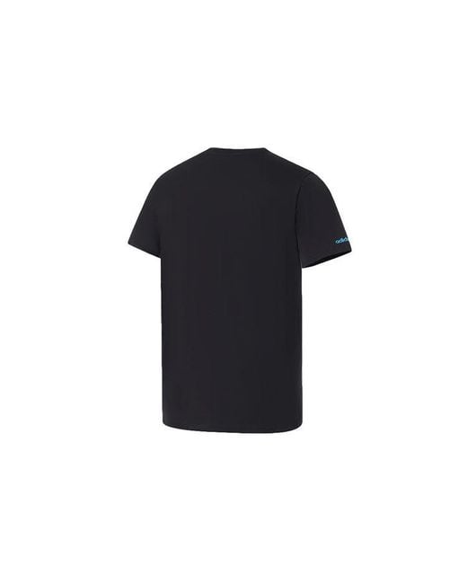 Adidas Black Originals Outline Logo T Tee for men